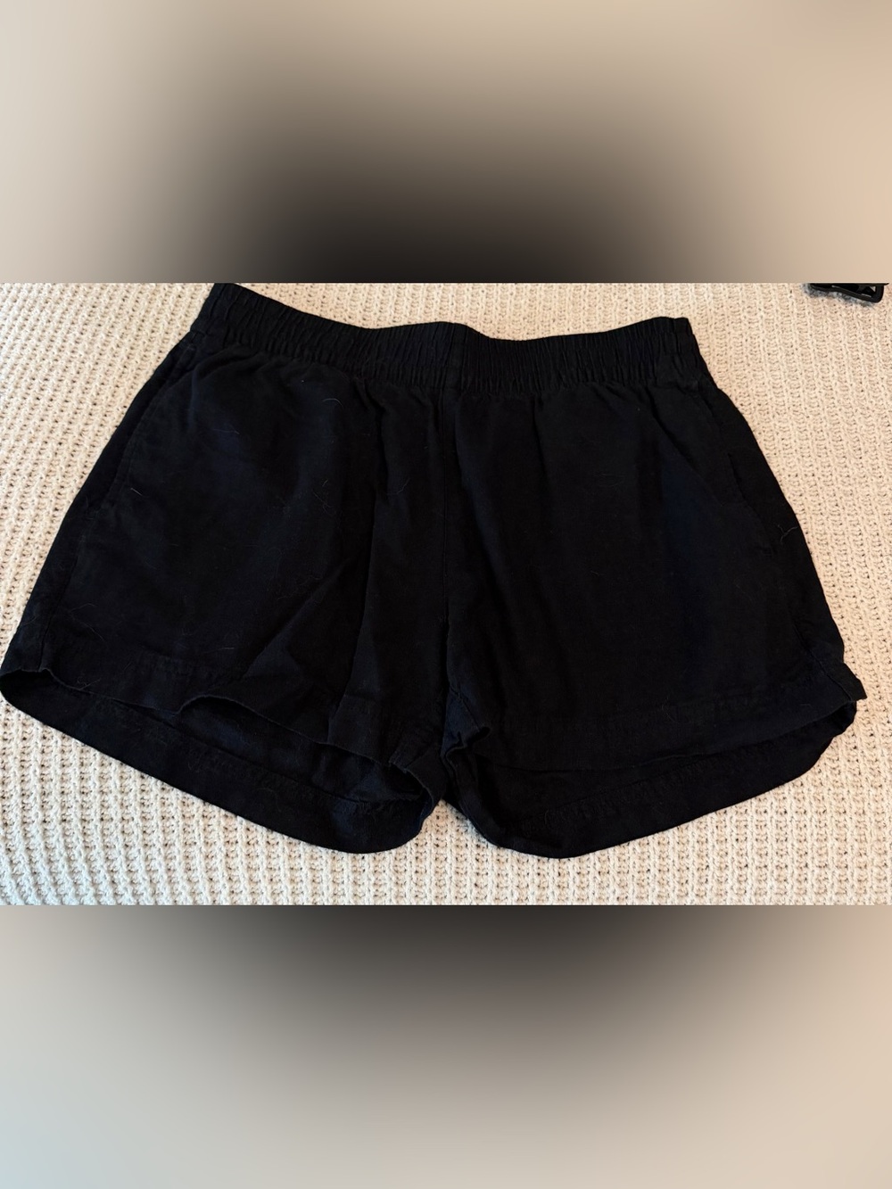 Old Navy Black Women's Elastic Waist Lounge Shorts
